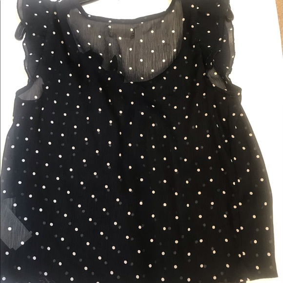 Hollister navy pok a dot top size small - Picture 8 of 8